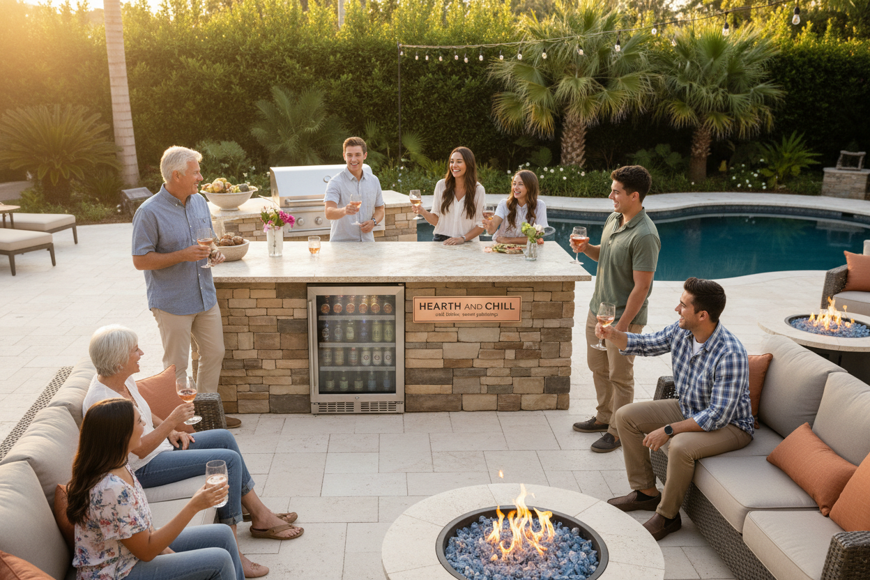 Family Backyard Gathering