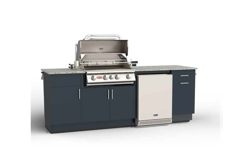 Bull Myrtle Beach 8 Ft Dura Kitchen - Angus Grill, Fridge & Granite Countertop