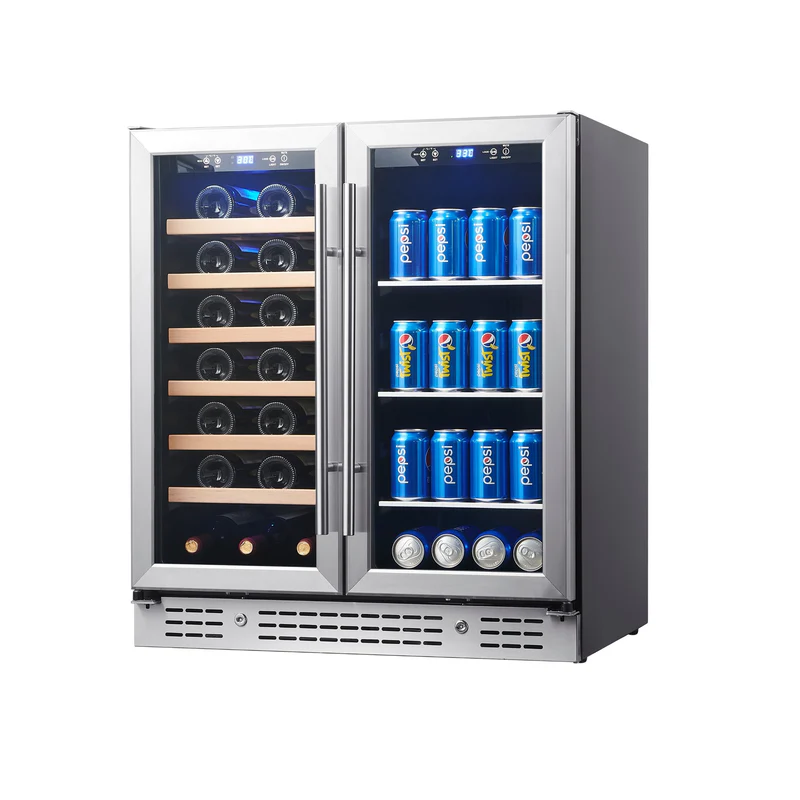 KingsBottle 30" Dual-Zone Wine & Beverage Center (KBU165BW)