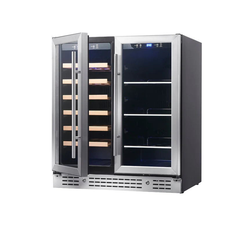 KingsBottle 30" Dual-Zone Wine & Beverage Center (KBU165BW)