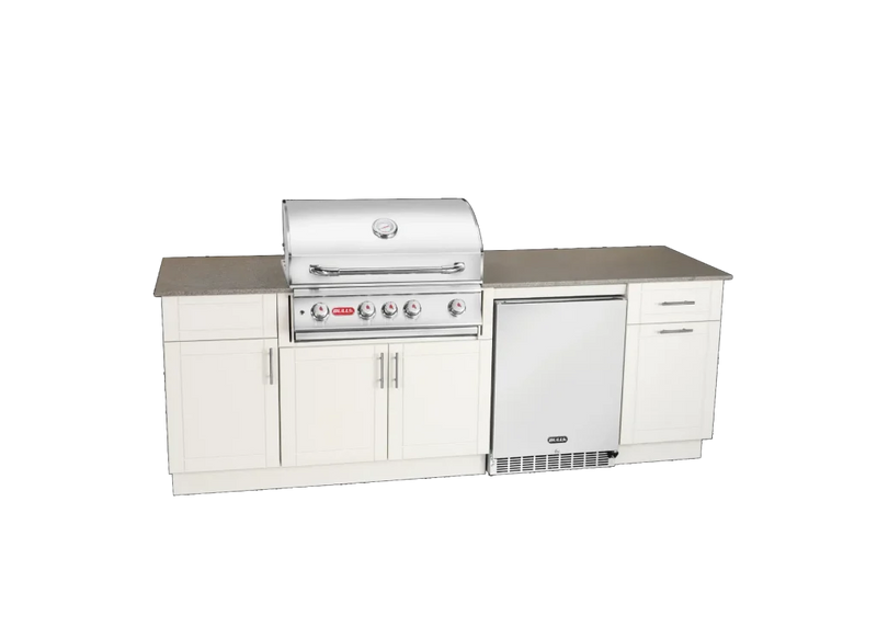 Bull Myrtle Beach 8 Ft Dura Kitchen - Angus Grill, Fridge & Granite Countertop