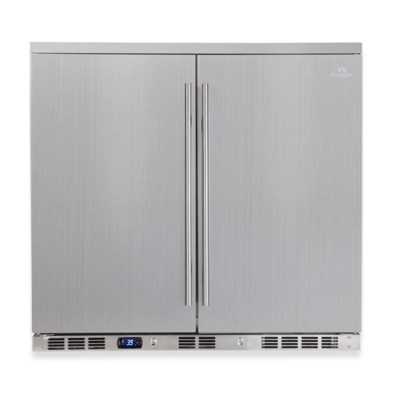 KingsBottle 36" 2-Door Outdoor Beverage Refrigerator (KBU56ASD)