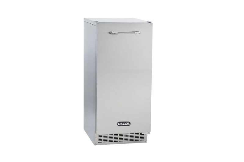 Bull Outdoor Rated Commercial Ice Maker 15" - Stainless Steel, 62 lbs