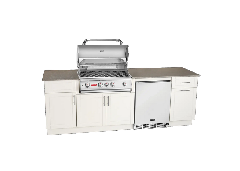 Bull Myrtle Beach 8 Ft Dura Kitchen - Angus Grill, Fridge & Granite Countertop