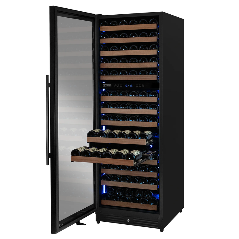 Allavino Reserva Series 154 Bottle 71" Dual Zone Built-In Wine Refrigerator – Black (Left Hinge)