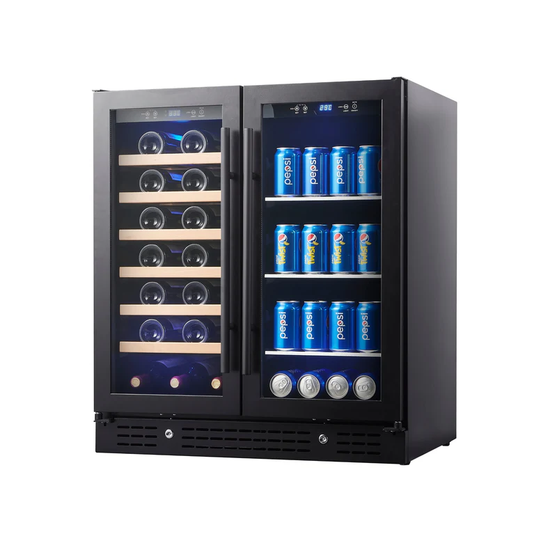 KingsBottle 30" Dual-Zone Wine & Beverage Center (KBU165BW)