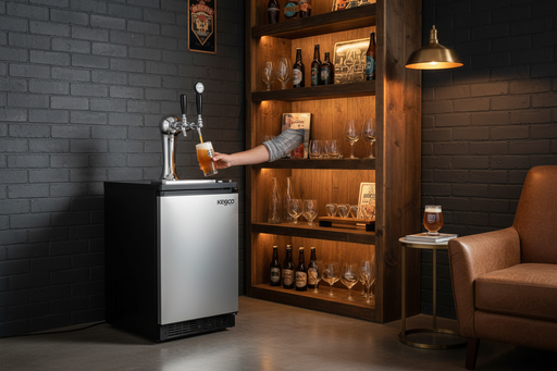 Kegco Dual Tap Lifestyle 1