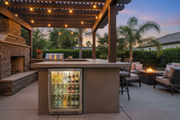 KingsBottle Outdoor Bar Fridge Lifestyle