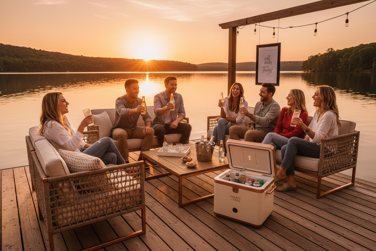 Lakeside Dock Gathering